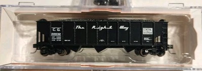 Athearn N Scale 3 Bay Hopper Central of Georgia #22032 - Image 1 of 4