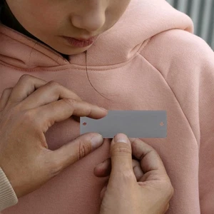  Placa de identificación de acero inoxidable de 10 piezas etiquetas de metal en blanco placa grabada rectangular - Imagen 1 de 17