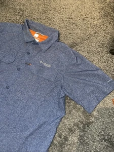 Columbia Titanium Large Blue Omni-Freeze SZ Large Sweat Active Cooling Shirt - Picture 1 of 14