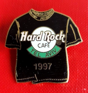 HRC Hard Rock Cafe Tel Aviv Black T Tee 1997 3LZ Zechovoy Israel - Picture 1 of 2