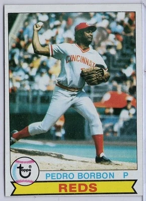 1979 Topps #326 Pedro Borbon in EX Condition Reds - Image 1 of 2