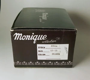 VTG Monique Collection "Erika" Dark Brown Doll Wig Size 12-13 Unused in the Box - Picture 1 of 11