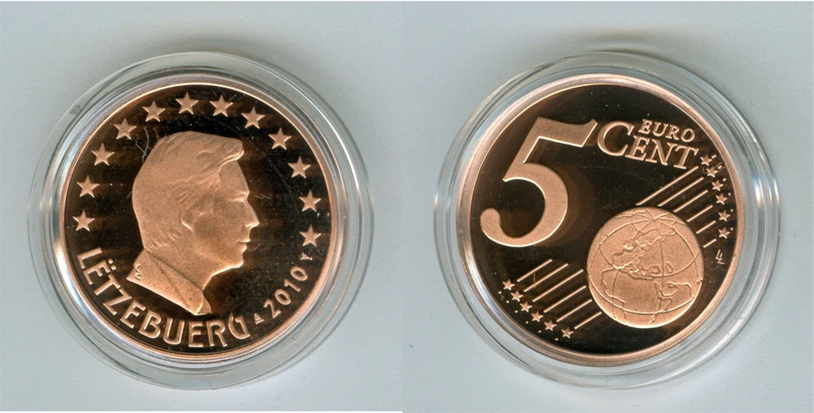 Luxembourg 5 Cent Pp / Proof (Choisissez Entre : 2002 - 2017) - Photo 1/1