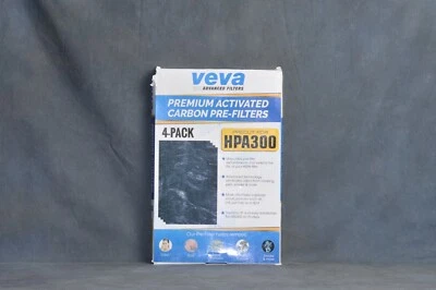 VEVA Premium Purificador de Aire Carbón Activado Prefiltros Precortados para HPA300 (4 Pk) Foto 1 de 3