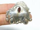 Rare 1933 Georg Jensen 830S Sterling Silver Double Blossom Pin Brooch #210
