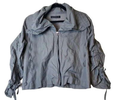 Chaqueta para mujer Ana NONZA mediana recortada Lagenlook arte para usar fruncida cuadrada Foto 1 de 4