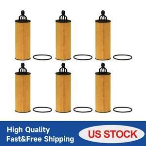 6PCS Oil Filter MO349 68191349AC for Chrysler Jeep Dodge RAM 3.2L 3.6L - Picture 1 of 8