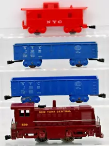 MARX Diesel #588 New York Central Switcher. With 5 Cars Tested Works O Gauge - Picture 1 of 20