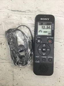 Sony ICD-PX370 4GB Digital Voice Recorder Dictaphone w/Built-in USB Black PX370 - Picture 1 of 5