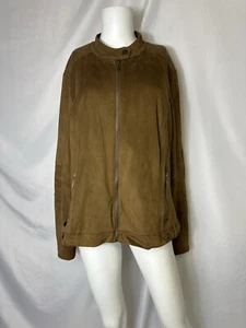 ODYN BRAND BROWN XL JACKET POLYESTER BLEND EUC - Picture 1 of 5