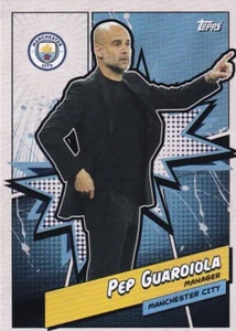 Topps Manchester City 23/24 Fan Set 2023/2024 MANH 12 Pep Guardiola - Picture 1 of 2
