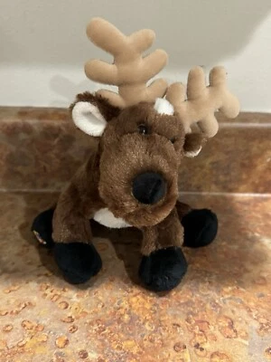 Webkinz Reindeer - GANZ Seasonal Stuffed Toy Animal (No code) no rush tag - Image 1 of 4