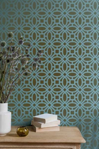 Moroccan Large Wall Stencil Pattern Painting Furniture Reusable Crafts TE396 - Picture 1 of 23