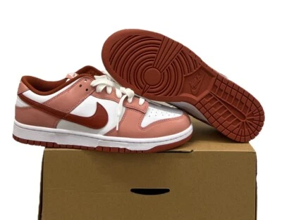 Nike Dunk Low Red Stardust FQ8876-618 Women's Size 11.5 No Lid - Image 1 of 4