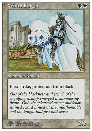 White Knight ~ Moderately Played Anthologies MTG Magic UltimateMTG White Card - Image 1 of 1
