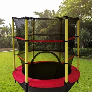 55Inch Mini Exercise Jumping Trampoline Safety Pad Protective Net NEW N9C3 - Bild 1 von 10