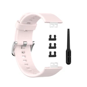 Silicone Smart Watch Band Strap Bracelet Wristband For Huawei Watch Fit TIA-B09 - Picture 1 of 29