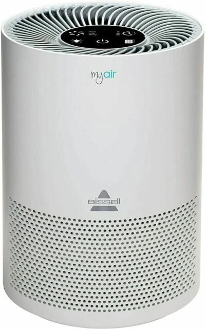 BISSELL 2780A MyAir 100 sq/ft 3 Speeds 30-46 dBa Personal Air Purifier - White