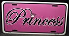 PRINCESS QUEEN DIVA METAL CAR NOVELTY LICENSE PLATE AUTO TAG 