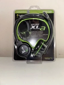 NEW Turtle Beach Ear Force XLA Black/Green Headband Headsets - Picture 1 of 3