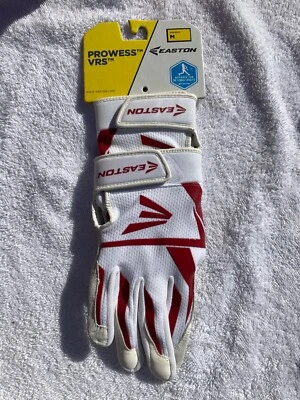 Nuevo Guante Easton Mujer Bateadores Cuero Velcro Muñeca Talla M Foto 1 de 2
