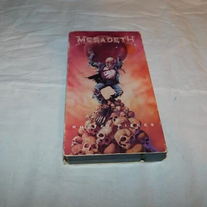 Vintage Megadeath VHS Rusted Pieces Metal music videos - Picture 1 of 3