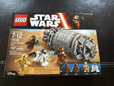 LEGO Star Wars 75136 Droid Escape Pod Retired Set New In Sealed Box - Image 1 of 4