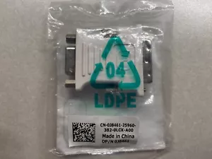 DVI-I Single Link to VGA Video Adapter DP/N 0J8461 Dell NEW - Picture 1 of 4