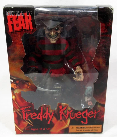 2009 Mezco Cinema of Fear Nightmare on Elm Street Freddy Krueger 9" Figure NIB Cover