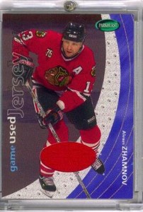 2001-02 Parkhurst by ITG Zahmnov Game Used Jersey GUJ PJ-32 1 of 90 (H-0001)
