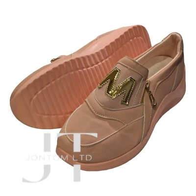 Womens Thick Soled Sports Shoe Double Zipper Platform Shoe UK8 New - Image 1 of 3