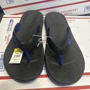 OT Revolution Herren S 8-9 grau blau Flip-Flop Zehentrenner -- Neu mit Etikett - Bild 1 von 8