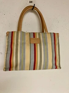 Relic Brand Collection Purse Handbag Shoulder Bag Multicolor Stripe Canvas - Picture 1 of 10