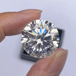 Loser Moissanit Echter Edelstein W. GRA Zertifikat 3-12mm 0.1-6ct VVS1 D Diamant - Picture 1 of 15