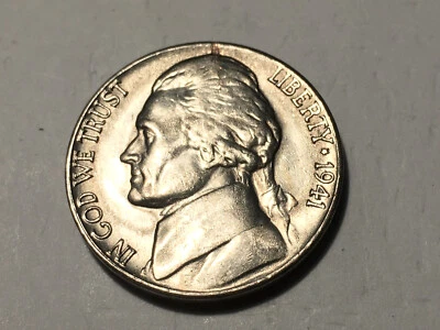 1941-S Large "S"  FS-501 Jefferson Nickel~ Ch/Gem BU Uncirculated Very Rare!! #5 - Image 1 of 3