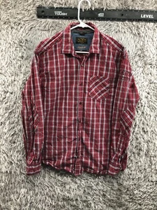 s.Oliver Jeans rot kariertes Hemd Größe L Herren Langarm gespreizter Kragen - Bild 1 von 13