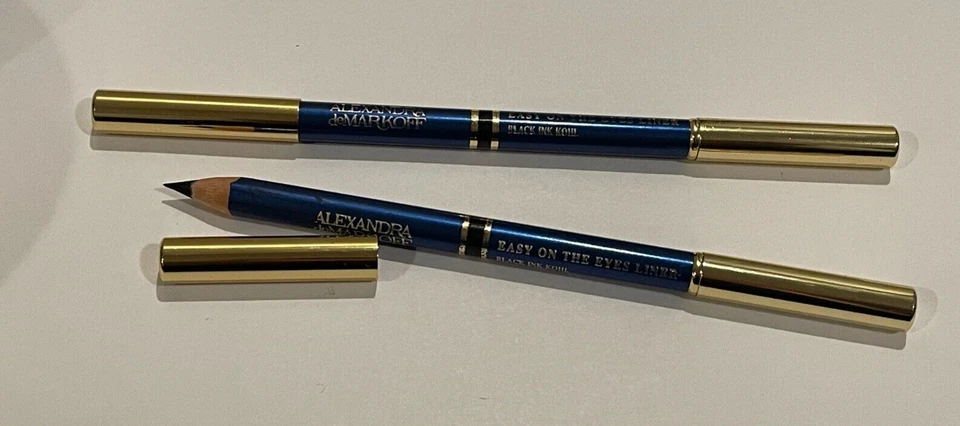 Lot Of 2 Alexandra de Markoff Easy On The Eyes Liner - Black Ink Kohl - Image 1 of 4