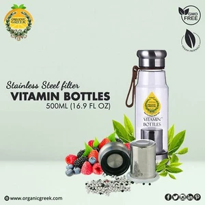 Organic Greek Vitamin Bottles® Hydrogen Alkaline Generator Water + Filter 4 in 1 - Picture 1 of 6
