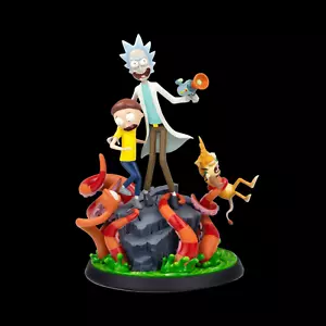 Rick and & Morty Mondo Exclusive Polystone Statue Alien Cat Squanchy 482/500 - Bild 1 von 2