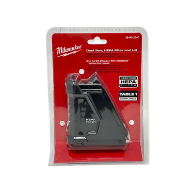 Milwaukee 49-90-2340 M12 Hammervac Dust Box, Filter & Lid. SHIPS FREE! - Image 1 of 2