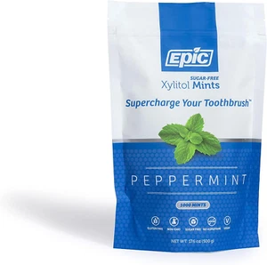 Dental Peppermint Xylitol Mints (1000 Pieces) - Picture 1 of 4