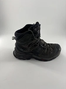 Salomon Quest 4 Gore Tex Waterproof Hiking Boots Men’s Size 8 Black Gray - Picture 1 of 8