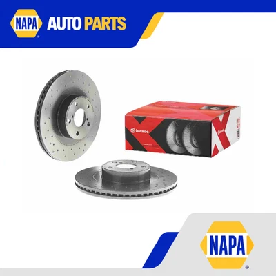 2x Brake Discs Pair Vented fits SUBARU FORESTER SHH, SJ 2.0D Front 2008 on EE20Z - Image 1 of 4