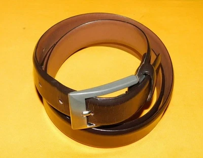 男式 HUGO BOSS 棕色真皮腰带尺寸 38/95 厘米.. — 第 1/4 张图片