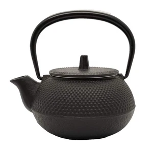 Iwachu Nanbu Tekki Iron Kettle Teapot Arare Black Baked 0.32L Iwate Brand New - Picture 1 of 4