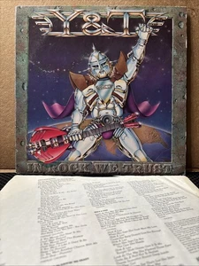 Y&T - In Rock We Trust Vinyl LP Record 1984 A&M SP 5007 / Inner / Cleaned / NM - Picture 1 of 7
