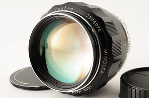 [OPT MINT] Minolta MC ROKKOR 85mm F1.7 MF Portrait Lens For MC MD From JAPAN #50 - Picture 1 of 12