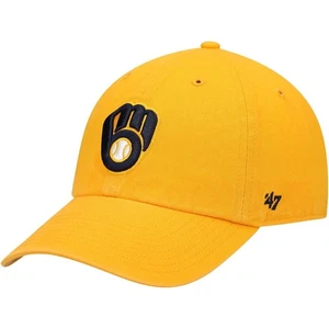 Milwaukee Brewers '47 Gold Alternate Clean Up Adjustable Strapback - Picture 1 of 4