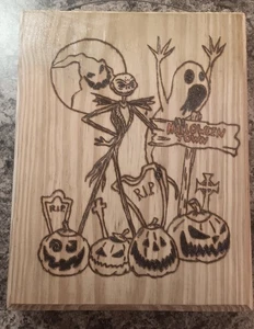 Placa Pesadilla antes de Navidad hecha a medida - Imagen 1 de 7