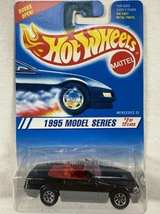 Hot Wheels Mercedes SL, schwarz; 1995 Modellreihe 2/13, Sammler Nr. 342 - Bild 1 von 4